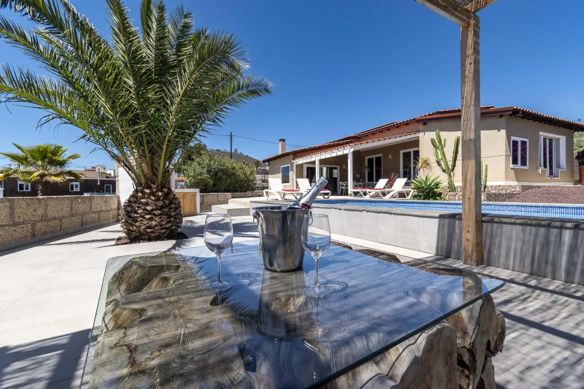 Casa Las Palmeras Granadilla De Abona Esterno foto